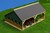 Kids Globe Farming Holzgarage für Traktoren 25x33x17cm 1:50 in Schachtel