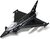 Maisto - Fresh Metal Tailwinds - aerei, EF-2000 Eurofighter, nero
