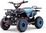 Benzínová štvorkolka pre deti Beneo Motors Explorer modrá - 50cm3