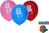 Aufblasbarer Ballon 30cm - 5er Set, mit Nummer 8