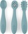 PETITE&amp;MARS Set 3 ks silikónových tréningových lyžičiek Take&amp;Match Frosted Sky 6m+