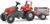 Rollytoys Šliapací traktor Rolly Junior RT s vlečkou červeno-sivý