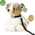Câine de pluș ciobanesc australian cu lesă 28 cm ECO-FRIENDLY