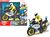 Dickie Policajný motocykel 17 cm s jazdcom