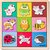 Puzzle con animali, forme-colore