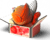 EUGY Kočka Pumpkin 3D kartonová skládačka