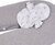 Cuscino gravidanza e allattamento Multirelax 3 in 1 Cotone, Grey Bunny