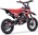 Motocicleta de gasolina para niños Beneo Motors CROSS XM roja - 50cm3