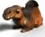 EUGY Velbloud 3D kartonová skládačka