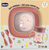 CHICCO Set za jelo - zdjela, tanjur, boca i pribor pink 12m+