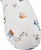 EKO Coussin d'allaitement Velvet Giraffe bleu 180 cm