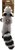 Hračka Dog Fantasy Plush medvedík čistotný pískací čierne tlapky 45cm