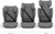 KINDERKRAFT Autosedačka Junior Fix 2 Plus (100-150 cm) Šedá
