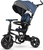 QPLAY Dreirad Rito Star Blue, klappbar, Alter 10-72 Monate