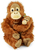 Plyšový orangutan s mláďaťom 28 cm ECO-FRIENDLY