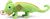 Plyšový chameleón 30 cm ECO-FRIENDLY