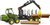 BRUDER 02133 traktor John Deere 1210E s ramenom a 4 kladami