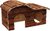 Domček Small Animals Kaskada drevený s kôrou 31x19x19cm