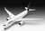 Plastic ModelKit Flugzeug 03881 - Airbus A350-900 Lufthansa New Livery (1: 144)