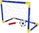 Futbalová bránka plast 44x31cm s loptičkou a pumpičkou