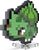 Mattel MEGA Pokémon Bulbizarre - Pixel Art Rétro 15 cm, 374 pièces