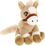 Keel Toys SE3496-3 Keeleco Pony marrone – giocattolo in peluche ecologico 22 cm