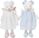BK ANGELINA ours ange robe bleue (25 cm) avec boîte cadeau Bukowski Design