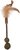 Hračka Magic Cat Natural Fun drievko s prírodnými pierkami a zelenými guľami 18cm