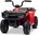 Licencovaná elektrická štvorkolka Arctic Cat 12V so zadným pohonom, červená, LED svetlá, L
