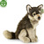 Plüsch sitzender Wolf 28 cm UMWELTFREUNDLICH
