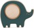 PETITE&amp;MARS Hračka silikónová Elephant Edwin Misty Green 6m+