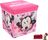 Cozy Noxxiez SB607 Minnie Mouse - cutie de depozitare și taburet