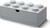 LEGO® stolný box 8 so zásuvkou šedá 316 x 158 x 113 mm
