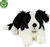Peluche border collie sdraiato 45 cm ECO-FRIENDLY