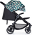 PETITE&amp;MARS Kočík Street+ RWS Black + Strieška Limited 100 Flowers