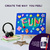OKTO Lettering Výtvarný set Malování hmotou "FUN" 30x40 cm