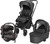 Set kočík Move Cross 3 + hlboká korba Move XL 3 + autosedačka, All Black