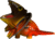 EUGY Ovratničasti agame 3D kartonska sestavljanka