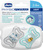 CHICCO Cumlík Physio Light silikónový chlapec 2-6m, 2 ks