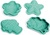Bigjigs Toys Silikónové  formičky zelené Eggshell