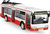 Trolejbus, ktorý hlási zastávky česky, 28 cm
