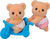 Sylvanian Families Dvojčka piškotnih medvedkov z motorjem