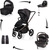 Kolica Move Cross 5X + autosjedalica XM Plus i-Size bundle, Quartz Black