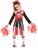 ZOMBIE CHEERLEADER dětský kostým velikost (134-140cm)