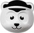 MALTEX Organizér na hračky do vane Panda