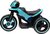 Detská elektrická motorka Baby Mix POLICE modrá