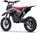 Elektrický Motocross pre deti Beneo Motors Panther červený - 550W