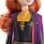 Mattel Disney 25HLW46 Papusa Frozen Anna in rochie neagra si portocalie