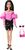Mattel Barbie DELUXE STYLE Modell rózsaszín vinil szoknyával és fekete felsővel