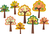 Haba Set creativo I primi animali adesivi della foresta decidua